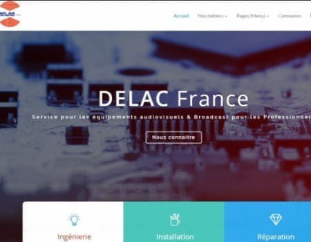 Création du site internet Delac france