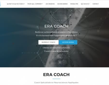 Site internet vitrine pour coach