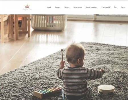 Site web vitrine pour assistante maternelle