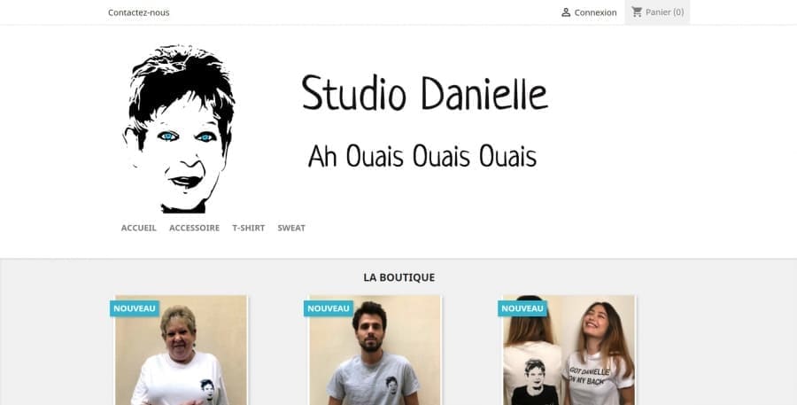 Création de site internet boutique Studio Danielle
